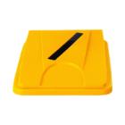 Deksel - spleetopening - geel - stickers -"papier" artikelfoto