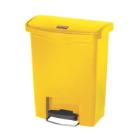 Step on fs : collecteur à pédale - 30 lt - jaune - résine photo du produit