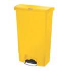 Step on fs : collecteur à pédale - 68 lt - jaune - résine photo du produit