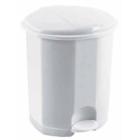 Poubelle blanche &agrave; p&eacute;dale prima  5 l photo du produit
