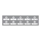 Slim-jim : recycling station - labels kit frans - 1kit artikelfoto
