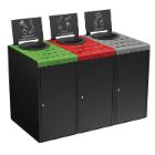 Afvalscheidingsmeubel 3 stromen 3 x 65 l Alitri artikelfoto