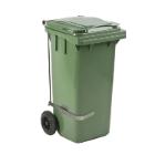 Container : vert - ouverture couvercle à pédale - 120 lt photo du produit