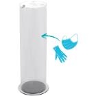 Afvalbak - transparant - plexiglas - 37 lt artikelfoto
