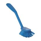 Brosse vaisselle : bleu - medium - 28 cm - "vikan" photo du produit