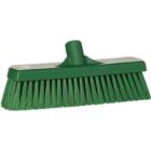 Balai de sol vikan : polyester - vert - medium - 30cm photo du produit