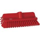 Schuurborstel :polyester - rood - medium - 11cm x 14.5cm x 24.5cm artikelfoto