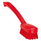 Handborstel met steel medium 26 cm rood Vikan artikelfoto