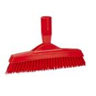 Brosse frottoir articulée : 225mm - extra dure - rouge photo du produit