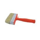 Latexborstel : blond haar - kunststof steel - 2 x 10 x 3 cm - "hobby" artikelfoto