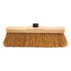 Cocosveger vlakke montuur gelakt hout steelhouder 33 cm artikelfoto