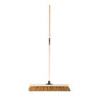 Balai coco 60 cm avec manche bois 1,4 m photo du produit