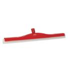 Raclette sol vikan : polypropyl&egrave;ne - pivotante - rouge- caoutchouc blanc - 60 cm photo du produit