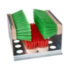 Brosses pour chaussures galvanisé en pvc 4 brosses photo du produit