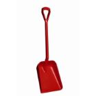 Schop vikan : polypropyleen - rood - 104cm - handvat D - 35 x 38 x 9cm artikelfoto