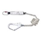 Antichute absorbeur d'&eacute;nergie double corde 2 m gaine + 1 AM002 + 2 AM022 photo du produit