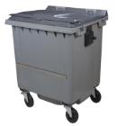 CONT.-1000L-GRIS:sur roues 137x105xh131cm KOROK photo du produit