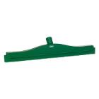 Groen dubbelbladige schraper 2C polypropyleen en rubber 500mm artikelfoto