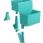 Set porte-seaux 4lt avec supports de fixation pour timon en U photo du produit