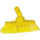 Brosse : passage d'eau - souple - fleuré - jaune - 24 cm - "vikan" photo du produit