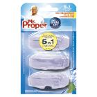 Bloc d&eacute;sodorisant toilette 3 x 55 ml Mr propre fresh & mint photo du produit