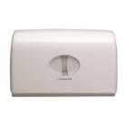 Distributeur de papier toilette double rouleaux Mini Jumbo Aquarius Blanc photo du produit