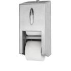 Toiletpapier Dispenser 15 x 15 x 33cm T7 Tork Twin Midi Inox artikelfoto