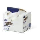 Carr&eacute; de soins blanc 1 pli pour le lavage du corps 30x19 cm Premium photo du produit
