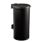 Poubelle murale tubo : 80L lt - gris mangan&egrave;se - couvercle gris photo du produit
