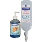 Handalcool : hydro alcoholgel voor handen - 1 l BE-REG-01649 artikelfoto