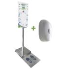 SP Global Care Station d&eacute;sinfection mains avec dispenser poussoir photo du produit