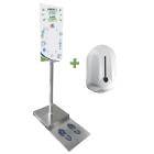 SP Global Care Station d&eacute;sinfection mains avec dispenser no touch et piles photo du produit