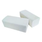 Essuie-mains - blanc - 2 plis - v - 20 x 180 f. - 21 x 25 cm photo du produit