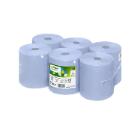 Essuie-mains recyclé bleu 2 plis 6 roul. x 600 f. 150 m Comfort photo du produit