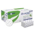 Essuie mains recycl&eacute; blanc V 2 plis 21 x 23 cm Eco photo du produit