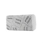 Handdoek - gerecycleerd - wit - 1 laag - v - 15 x 214 v. - 25 x 23 cm - Black artikelfoto