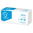 Essuie-mains recyclé blanc 2 plis V 15 x 250 f. 24 x 23 cm Special photo du produit