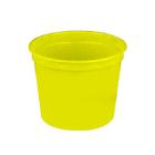 Ravier : rond - jaune - ps - 110 cc - Ø 67 mm - 1000 pc photo du produit