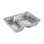 Bakje : aluminium - 2 vaks - 22,7 x 17,8 x 3,8 cm - 1000 st artikelfoto