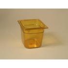 `GASTRONORM 1/6` warme bereidingen - 2.4lt - ambre [206P-00-AMB] artikelfoto