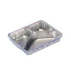 Bakje : aluminium - 3 vaks - 22,7 x 17,8 x 3,7 cm - 500 st artikelfoto