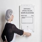 Tablier poly&eacute;thyl&egrave;ne : bo&icirc;te distributrice - 76x150cm - blanc -25&micro; photo du produit