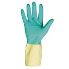 Handschoen latex neopreen bicolor M Ansell Alphatec artikelfoto