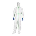 DT119 : combinaison non-tissé avec capuche - à usage unique - blanc - XL photo du produit