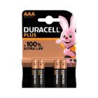 Batterijen Duracell alkaline pluspower AAA 4CT LR03 artikelfoto
