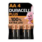 Batterijen Duracell alkaline pluspower AA 4CT LR06 artikelfoto