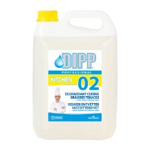 DIPP 02 DEGRAISSANT CUISINE GRAISSES TENACES 5L (1) photo du produit