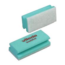 EPONGE A RECURER GLITZI AVEC POIGNEE VERT/BLANC 7X15X4.5CM (1) photo du produit