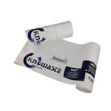SAC POUBELLE INCONTINENCE KNOWASTE HDPE T25 70X110+14CM BLANC (25X10) photo du produit