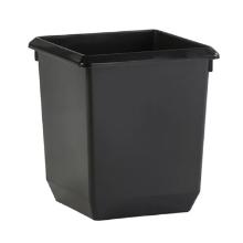 CORBEILLE A PAPIER 21L CARRE  NOIR 28X28X31CM (1) photo du produit